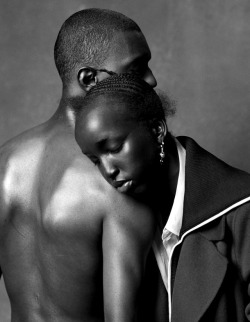 modelsof-color:  Saidou Diallo & Niko Riam by Campbell Addy