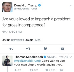 reeeaper: This is a real tweet from Donald trump in 2014. Oh