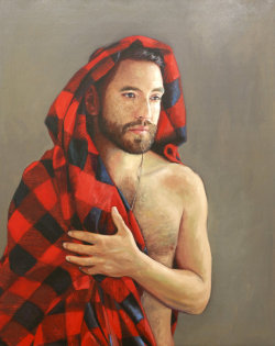 Danny Keith Hunter’s Plaid, 2011 Oil on panel 30 x 24 inches
