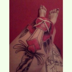 Dá até pra dobrar o joelho ja  #boanoite #traditionaltattoo