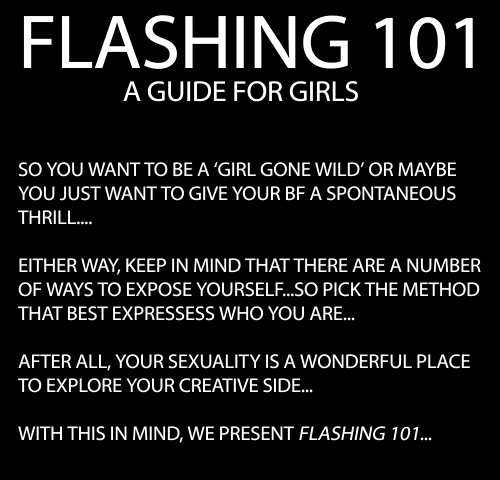 Pro Tip: A guide to flashing.  8===D———{ Wetiquette