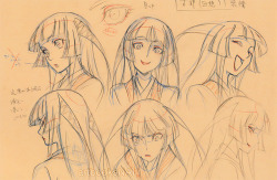 artbooksnat:Kyousogiga (京騒戯画)Character design concept