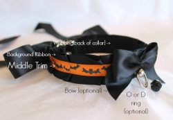 kittensplaypenshop:  Build your own HALLOWEEN collar  Just like