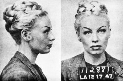 m-a-d-a-m-e-thenardier:  Lili St. Cyr, burlesque dancer. Arrested