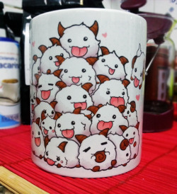 leagueofahri:  Poro bunch mug - League of Legends by LinkittyArt