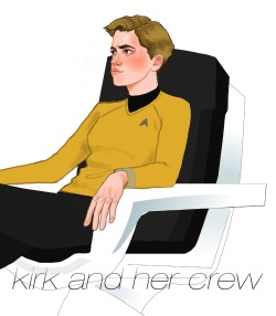 celestedoodles:  kirk and her crew — an AU where all of the