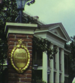 mrdisneylandman:  The Haunted Mansion’s Patina over time - 1969