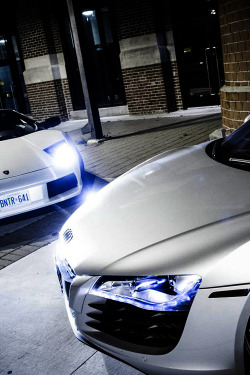 fuckyeahthebetterlife:  R8 & Murci 