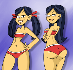 ck-blogs-stuff:  Swimsuit Sisters by ScoBionicle99 Finally! Some