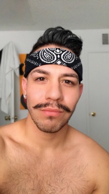 adiosdickhead:IDGAF if you hate this mustache!