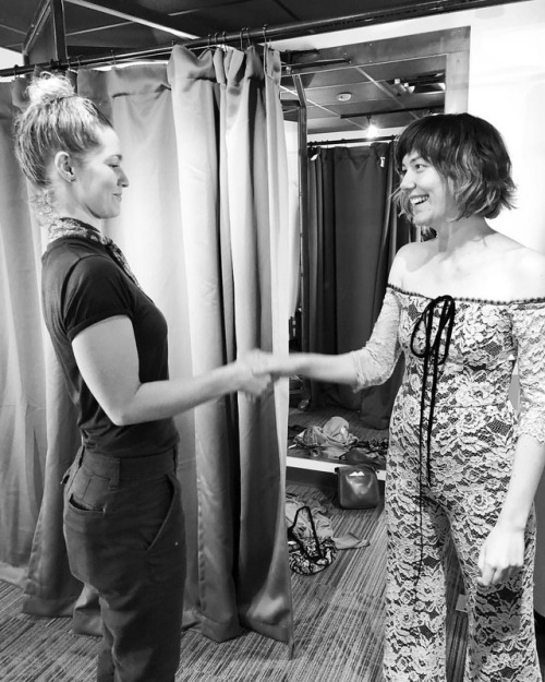<p>In which @molly_tuttle demonstrates how difficult it is to raise her arms high enough to even shake hands in this adorable yet prison-like jumpsuit. Feat. @shelbass in the role of someone Molly might meet at an awards show. Make sure to listen to the @opry tomorrow night to support Molly in her debut! #whatshedidntbuy #oprydebut #jumpsuitlife @flipnashville Not pictured but equally supportive - @rachelbaiman  (at FLIP - Luxury Consignment)</p>
