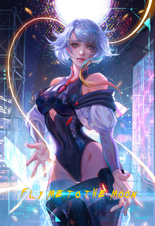 xsirboss:    lucy cyberpunk_edgerunners fan art   Fan Yanghttps://www.artstation.com/artwork/aGlqg8 