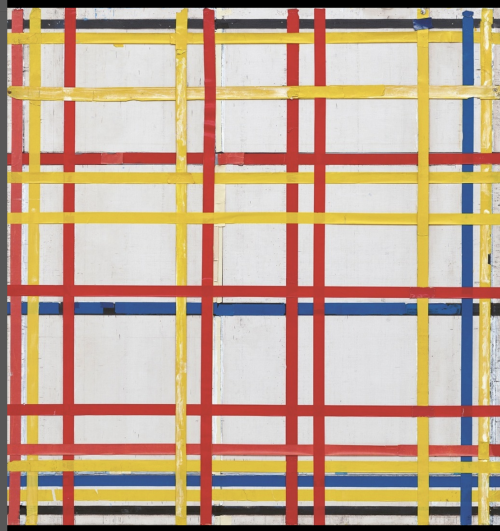 newloverofbeauty:   Piet Mondrian:  New York City II  Unfinished 