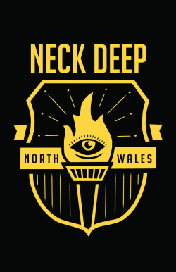 cassiepodish:  Another design I did for Neck Deep to sell on