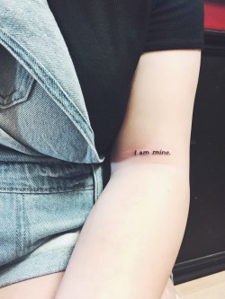 gr3y-street:  I am mine before I am anyone else’s. I am not