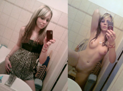 clothes-on-off:  Nude amateurs  -  Clothes On Off
