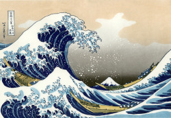 dappledwithshadow:  The Great Wave off Kanaga, Katsushika Hokusai,