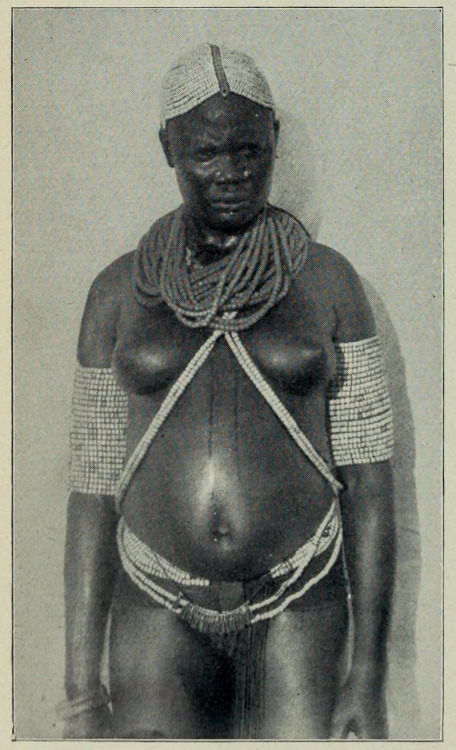 Kaba woman, from From the Congo to the Niger and the Nile : an account of The German Central African expedition of 1910-1911. Via Internet Archive.