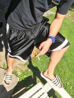 basketballshortsbro:  Need a fag to worship my slides and blow