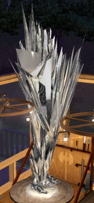 simsgonewrong:  My Sims often has a spiky glitch. It goes away