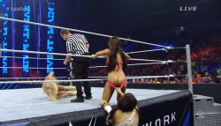 Rosa Mendez Wedgie on the ring