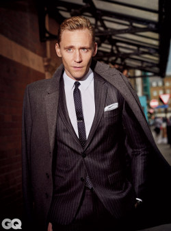 gq:  How to Look Sharp in a Business SuitStarring Tom Hiddleston.