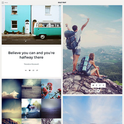 themes:  Half Way Perfect for curators and highly visual blogs,