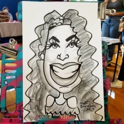 Today is the Black Market! Get a caricature, buy some art, make