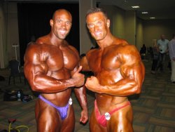 muscleroidaddict:  big-strong-tough:  Juan Morel & Dan Decker