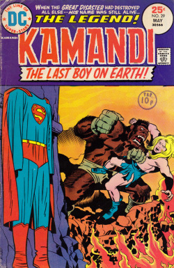 Kamandi No. 29 (DC Comics, 1975). Cover art by Jack Kirby.From