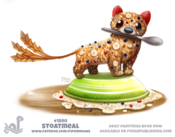 cryptid-creations:  Daily Paint 1890# Stoatmeal Daily Paintings