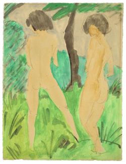 amare-habeo:Otto Mueller (German, 1874 - 1930) Two female nudes