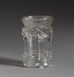met-medieval-art: Rock Crystal Dish in the Form of a Temple,