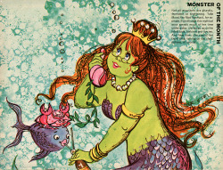 thegroovyarchives:  “Monster of the Month” Maud the Mod MermaidText: