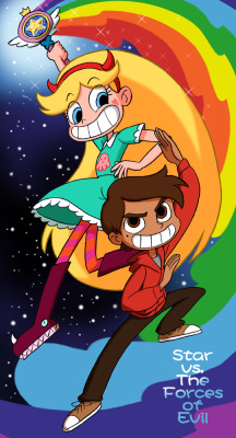 the-amazing-kukutjulu:  Star vs. the forces of evil by fake d