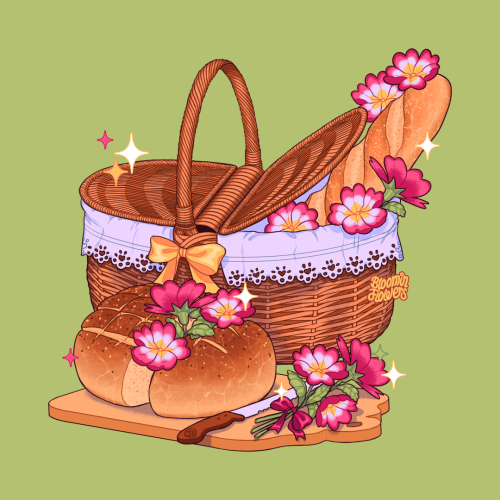 bloominflowers:Spring treats 🌺🥞🍓✨