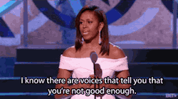 profeminist:  upworthy:Michelle Obama’s instantly classic speech