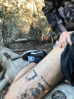 lovehairyteenguys:  Love fuckin in the woods.  A successful day