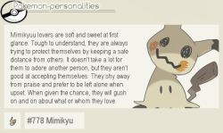 pokemon-personalities: #778, Mimikyu