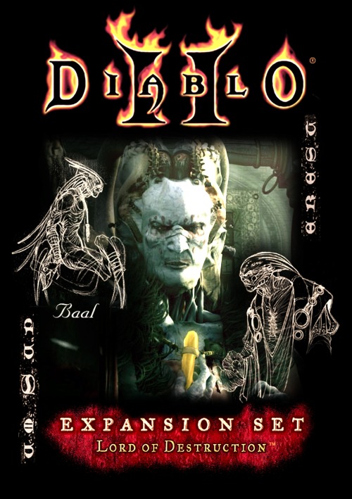 theomeganerd:  Gaming Nostalgia Featuring:Â Diablo II: Lord of Destruction (PC) Gaming Nostalgia was originally a series of posts that I would share showcasing retro/old school flyers, this time itâ€™s featuring old video game screenshots/artworks. These