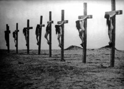 Women crucified in the Armenian Genocide, 1915