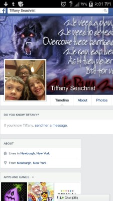 zeigegernemeinen:fuckinwuvswuts:  Tiffany Seachrist of Newburgh,