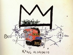 impressionismos:  King Alphonso, by Jean-Michel Basquiat (1983)