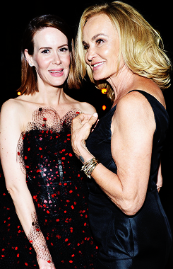  Sarah Paulson and Jessica Lange arrive at the FOX, 20th Century