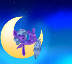 bubblepopmod:   Little Luna’s Moon by Rue-Willings  Ahh I havent