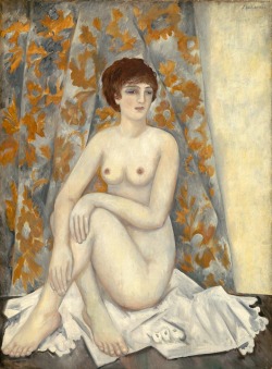 hipinuff:  Natalia Goncharova (Russian: 1881-1962), Nude in front