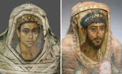 theladyintweed:  Fayum Mummy Portraits, dating from around 30