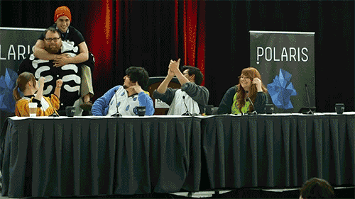 thedkdude:  Friendzone panel live from PAX East Jesse and Friends panel live from PAX East Source (x)