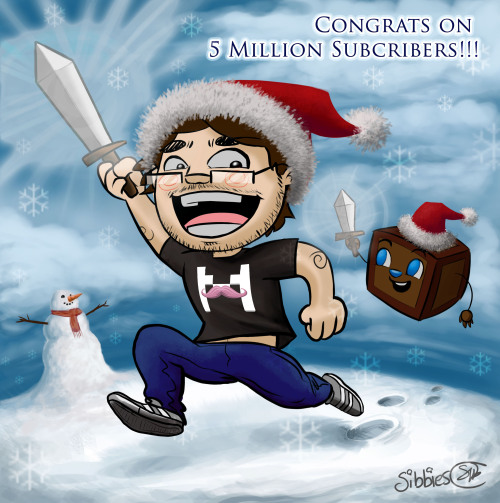 sibbiesillustrations:  Congrats to Markiplier!!!! I made this to commemorate all the fun we’ve had this year and I hope more people will join us on Mark’s hilarious adventures! Also HAPPY HOLIDAYS EVERYONE!!! Love Sibbies xD