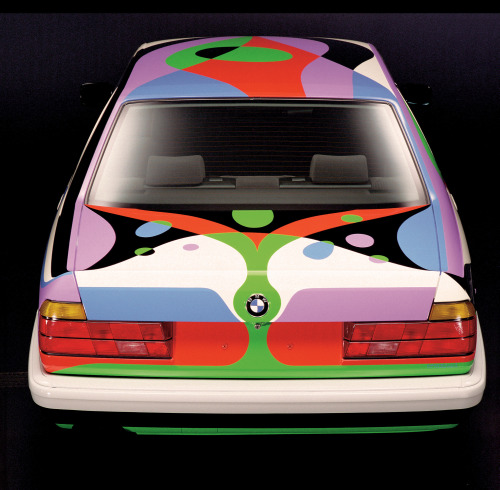 carsthatnevermadeit:  BMW 730i CÃ©sar Manrique, Art Car, 1990. Going to make it Art Car Monday starting here